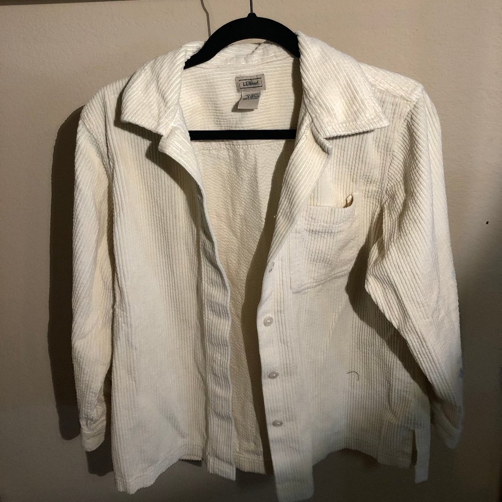 LLBean Corduroy Button Up Shirt